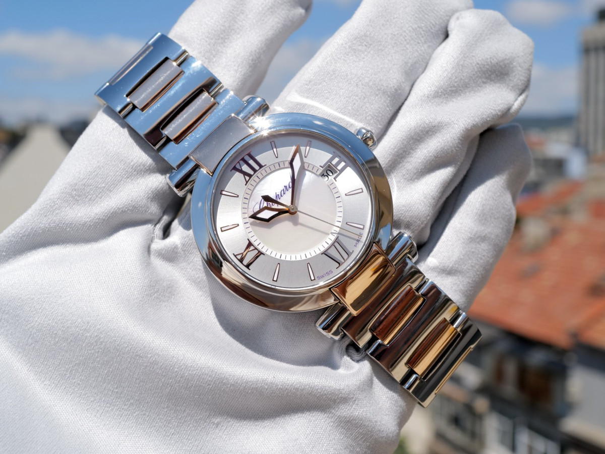 Швейцарские часы Chopard Imperiale 36 Steel 18K Rose Gold MOP Dial