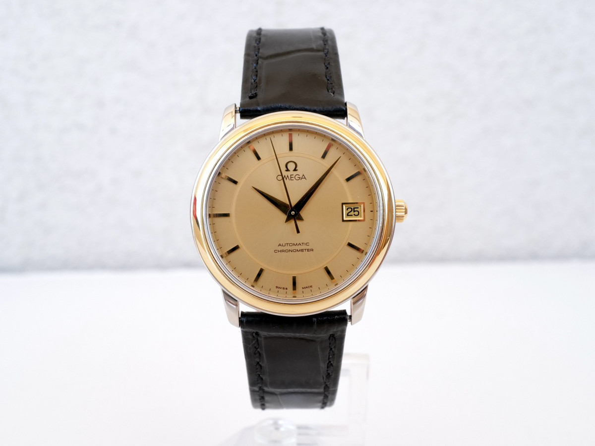 Швейцарские часы Omega De Ville Prestige Automatic Steel 18K Yellow Gold 35
