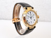 Швейцарские часы Cartier Pasha 18K Yellow Gold Chronograph Anniversary Dial 38