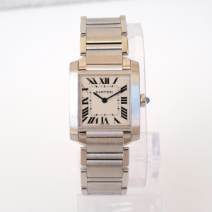 Швейцарський годинник Cartier Tank Francaise Quartz Medium