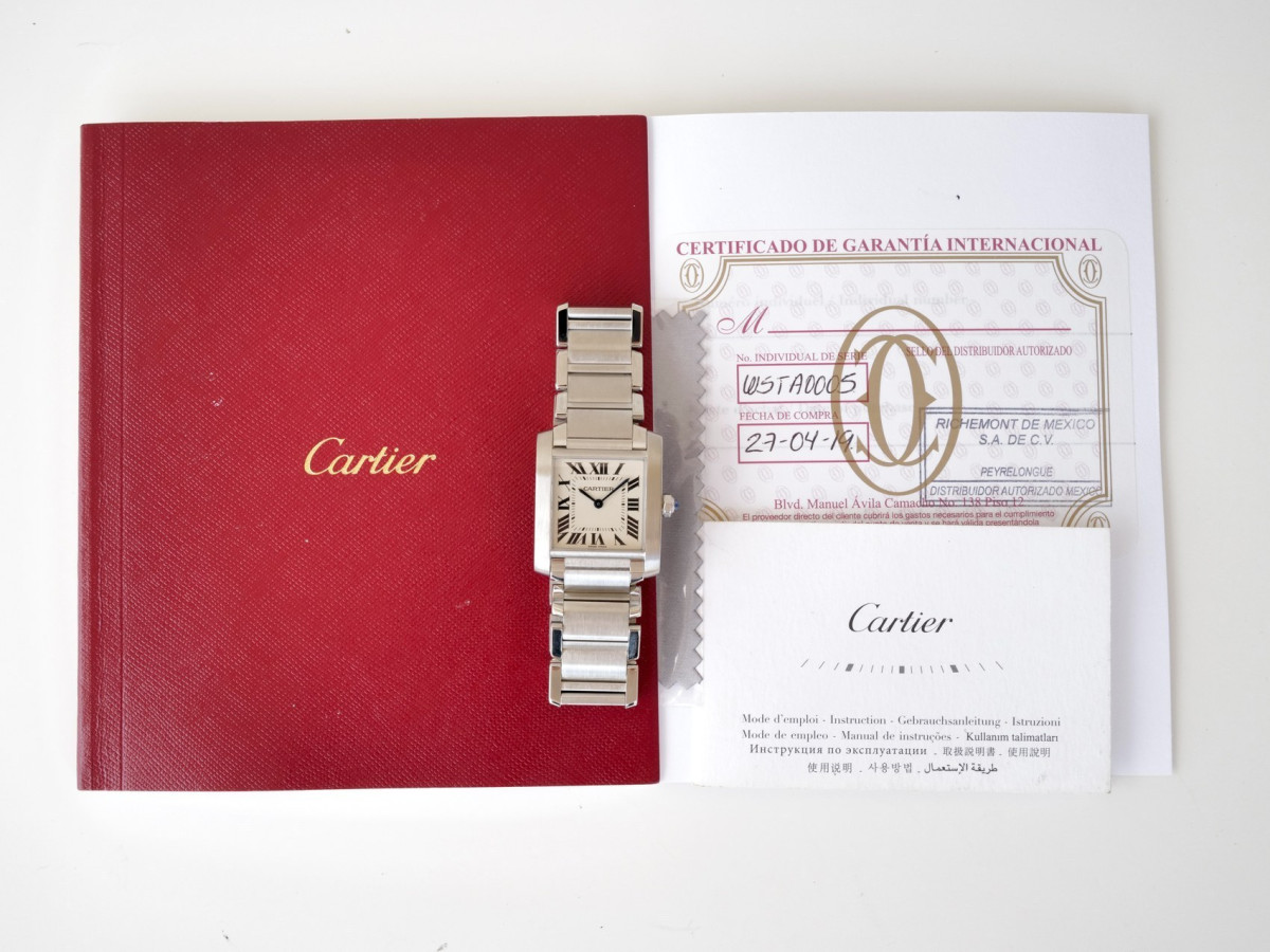 Швейцарський годинник Cartier Tank Francaise Quartz Medium