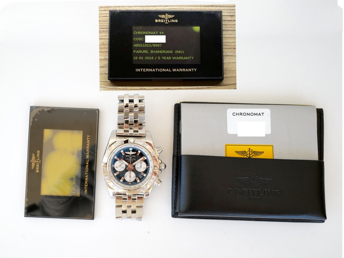 Swiss watch Breitling Chronomat Black Panda Dial 44