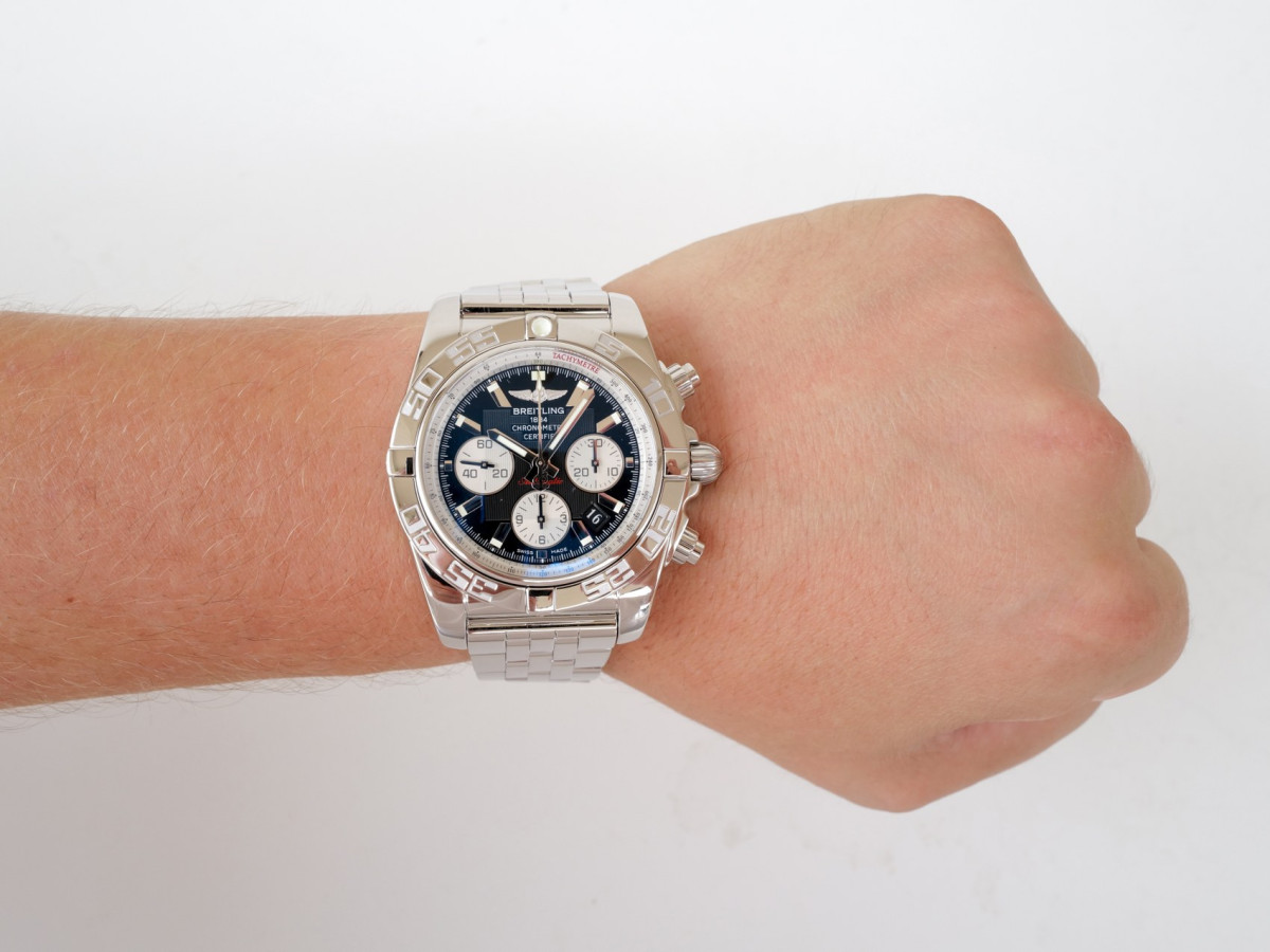Swiss watch Breitling Chronomat Black Panda Dial 44