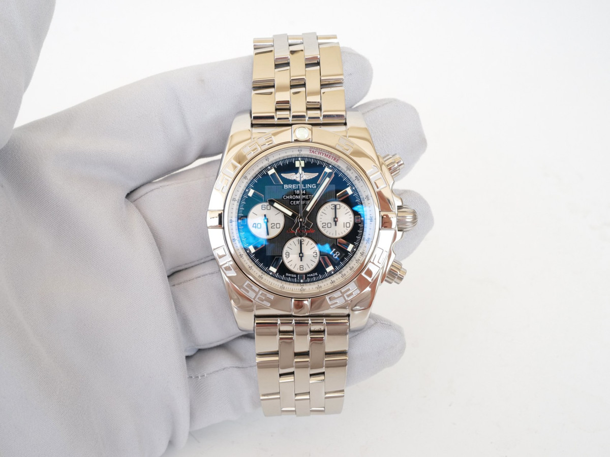 Swiss watch Breitling Chronomat Black Panda Dial 44