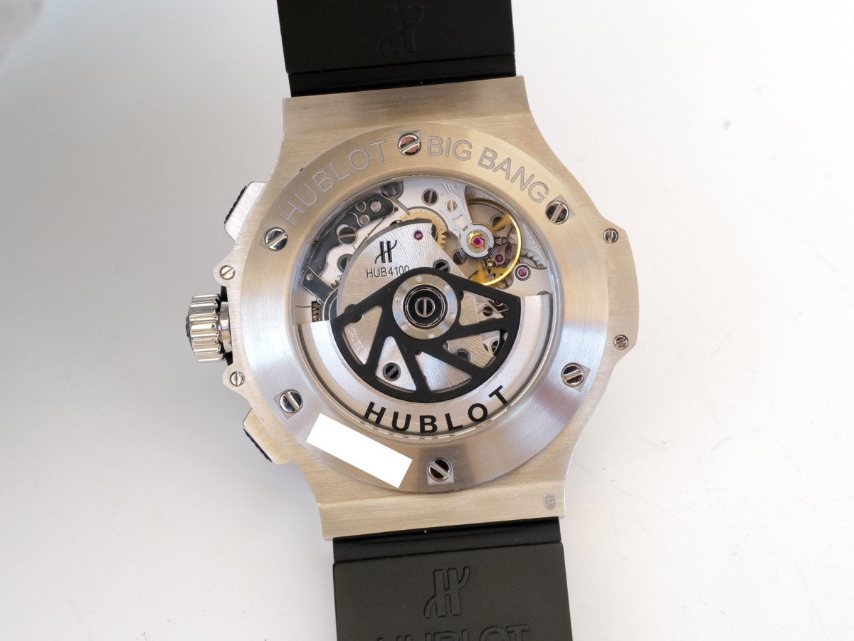 Швейцарские часы Hublot Big Bang 44 Chronograph Steel Ceramic Carbon Dial