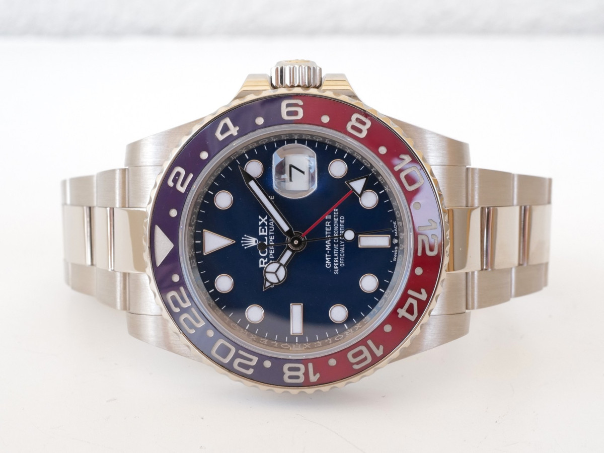 Швейцарские часы Rolex GMT-Master II Pepsi 18K White Gold Blue Dial 40