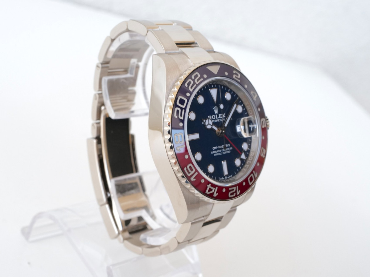 Швейцарские часы Rolex GMT-Master II Pepsi 18K White Gold Blue Dial 40