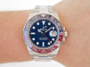 Швейцарские часы Rolex GMT-Master II Pepsi 18K White Gold Blue Dial 40