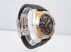 Швейцарський годинник Breitling Chronomat 44 Steel Gold Arabic Numerals Rubber Strap