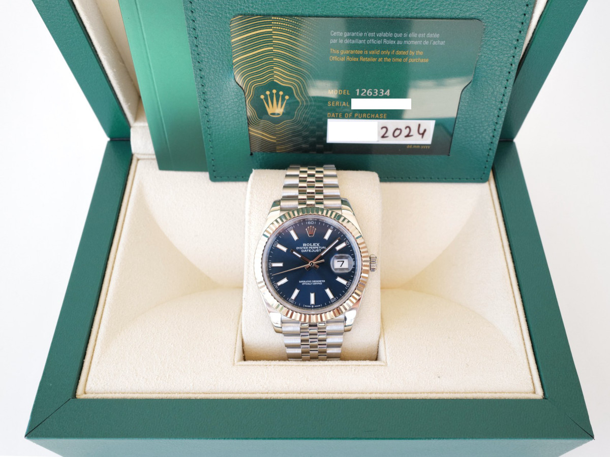 Швейцарський годинник Rolex Datejust 41 Blue Jubilee (2024)