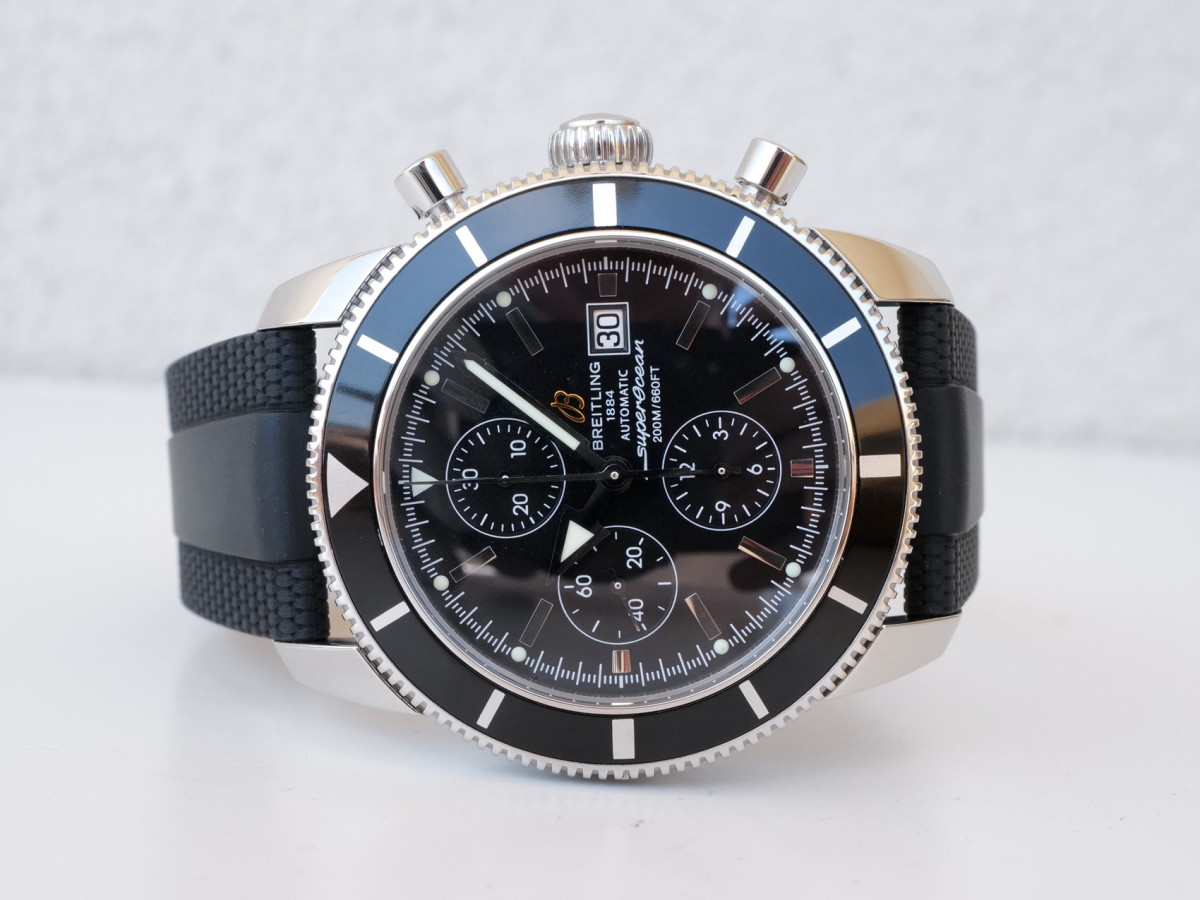 Swiss watch Breitling Superocean Heritage Chronograph Black Dial 46
