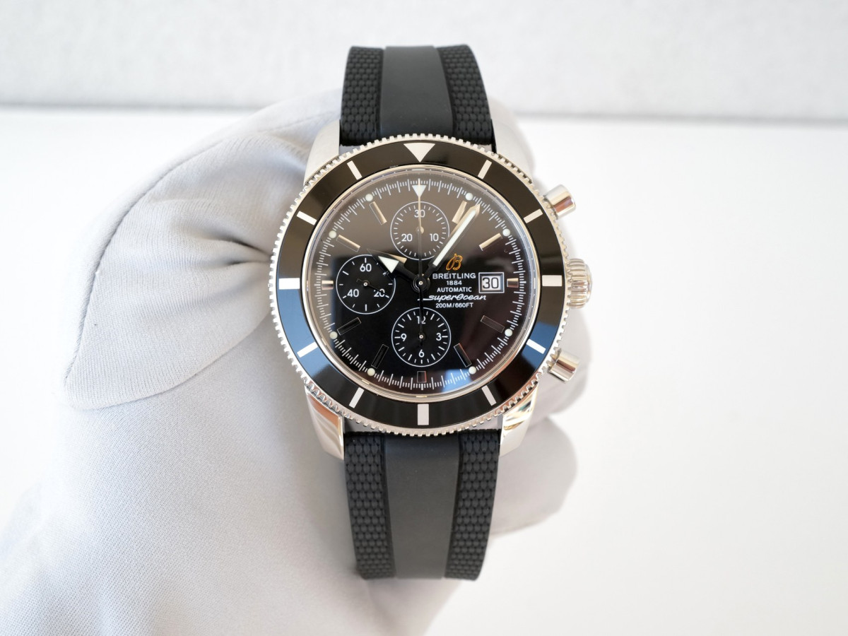 Swiss watch Breitling Superocean Heritage Chronograph Black Dial 46