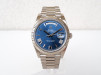 Швейцарський годинник Rolex Day-Date 40 White Gold 18K Blue Roman Dial