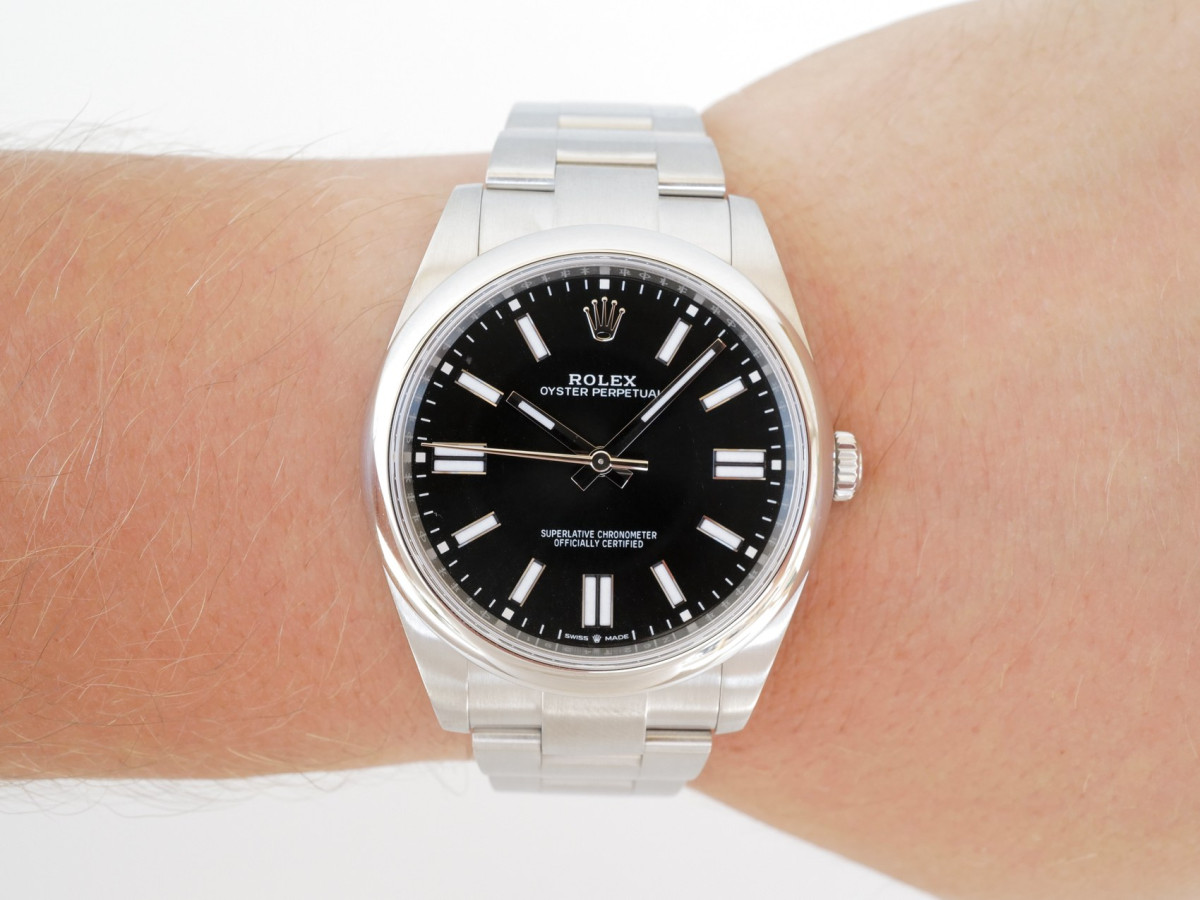 Swiss watch Rolex Oyster Perpetual 41 Black Dial