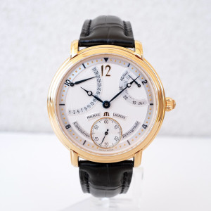 Швейцарские часы Maurice Lacroix Masterpiece Calendrier Retrograde 18K Rose Gold 43