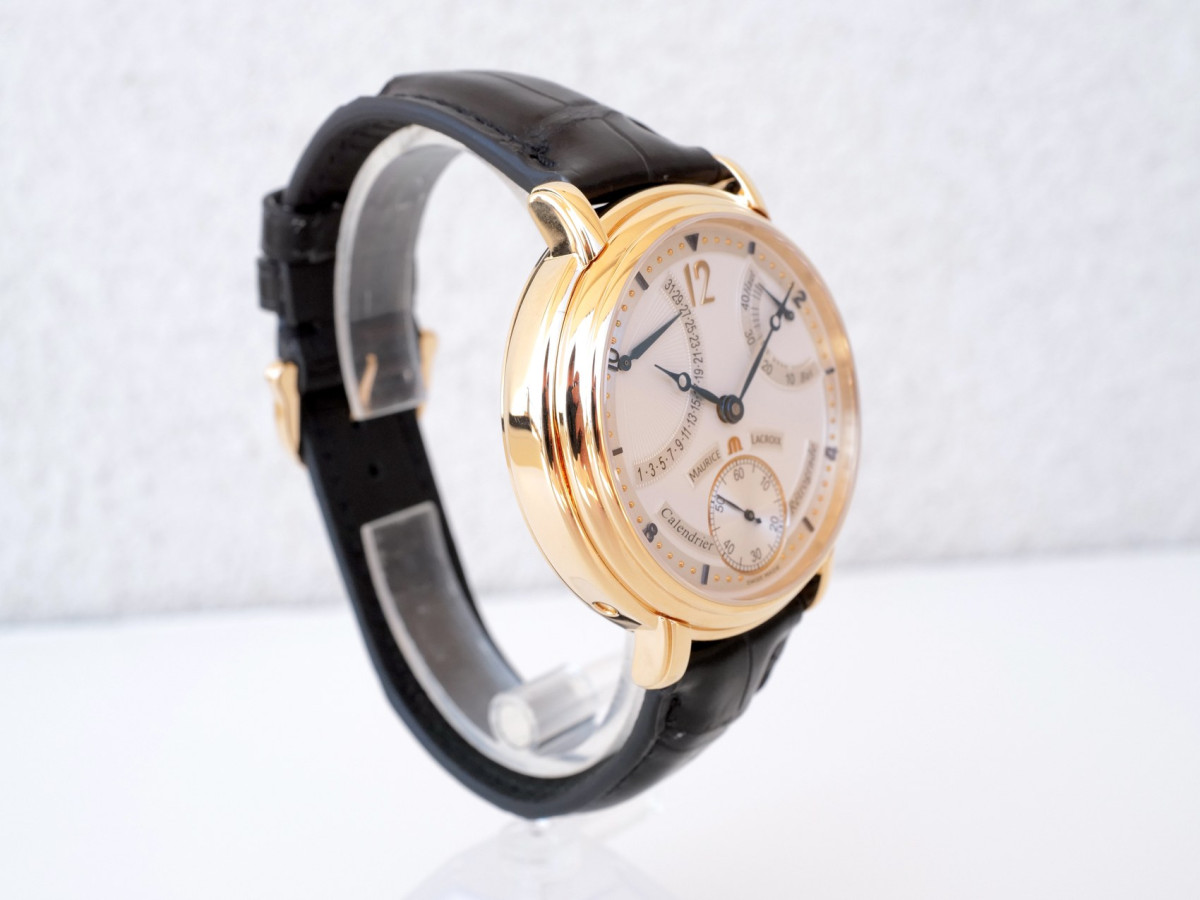 Швейцарские часы Maurice Lacroix Masterpiece Calendrier Retrograde 18K Rose Gold 43