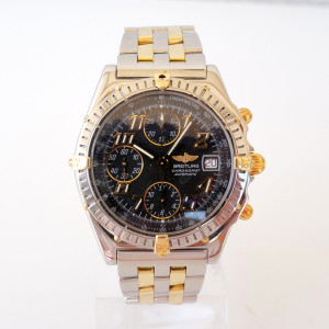 Швейцарський годинник Breitling Chronomat Chronograph Steel Gold 39