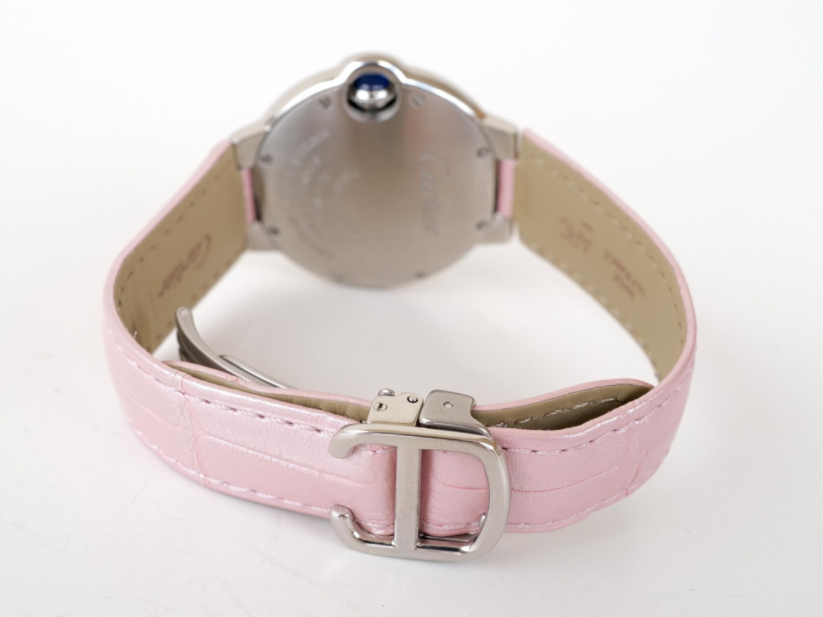 Swiss watch Cartier Ballon Bleu Automatic Custom Diamonds 33