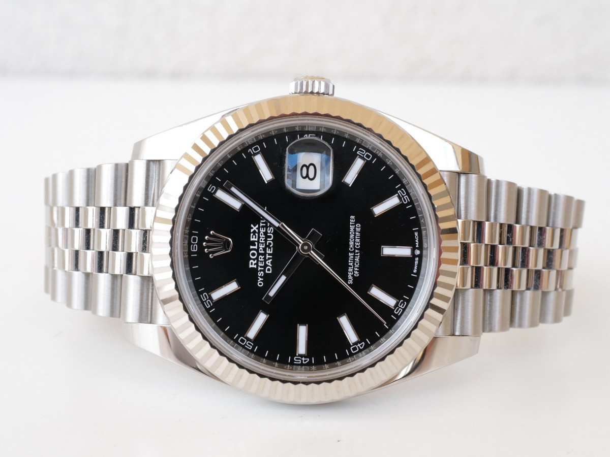 Швейцарський годинник Rolex Datejust 41 Black Dial Jubilee (2024)