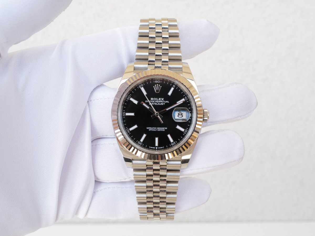 Швейцарський годинник Rolex Datejust 41 Black Dial Jubilee (2024)
