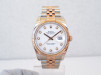 Швейцарський годинник Rolex Datejust 36 Jubilee Steel 18K Rose Gold White Diamond Dial