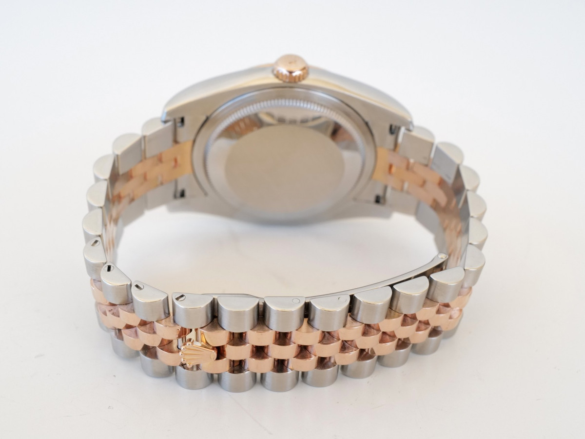 Швейцарський годинник Rolex Datejust 36 Jubilee Steel 18K Rose Gold White Diamond Dial