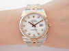 Швейцарський годинник Rolex Datejust 36 Jubilee Steel 18K Rose Gold White Diamond Dial