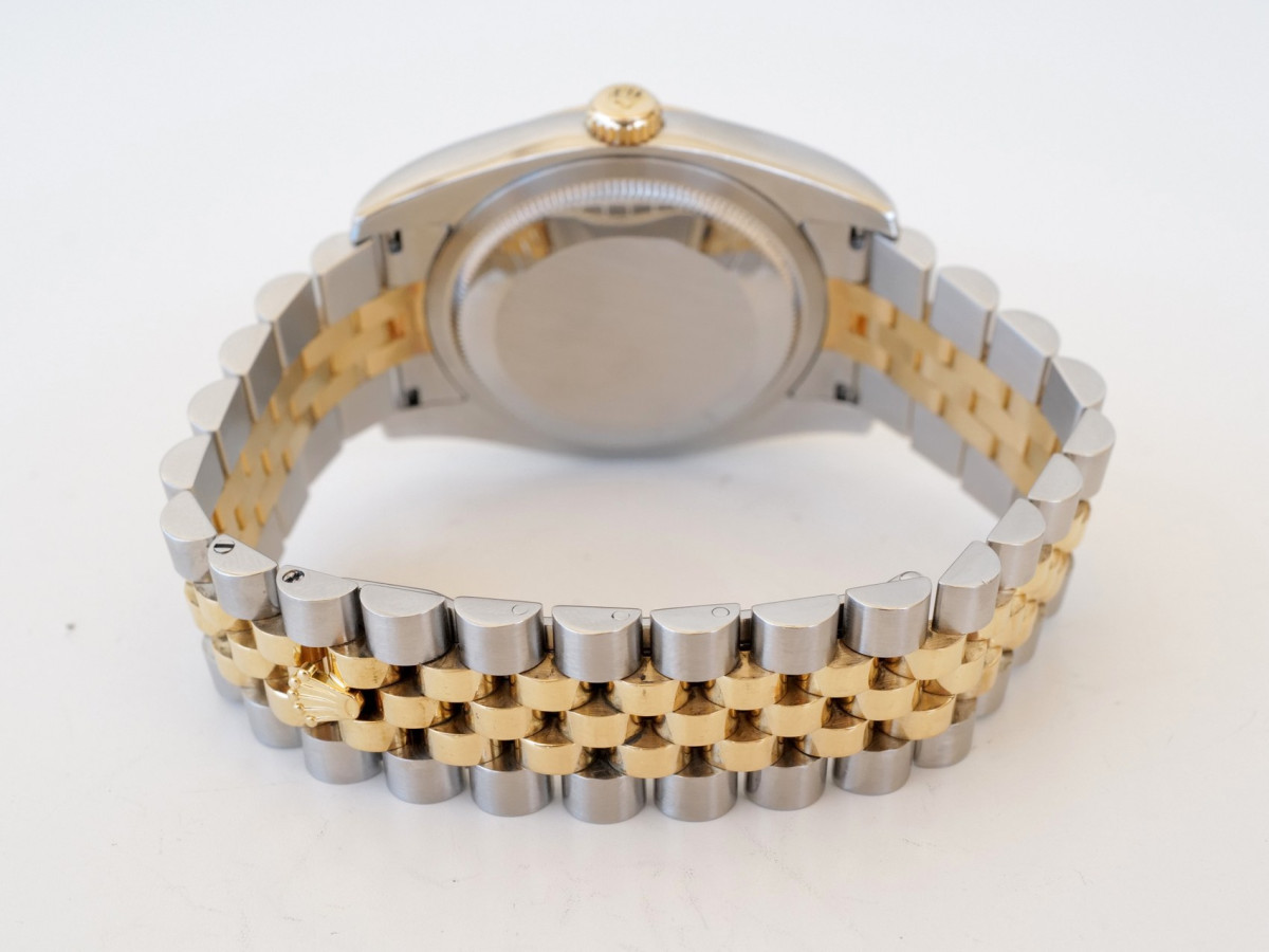 Швейцарський годинник Rolex Datejust 36 Jubilee Steel 18K Yellow Gold White Diamond Dial