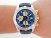 Швейцарський годинник Breitling Chronomat Evolution Steel Gold Blue Dial 44