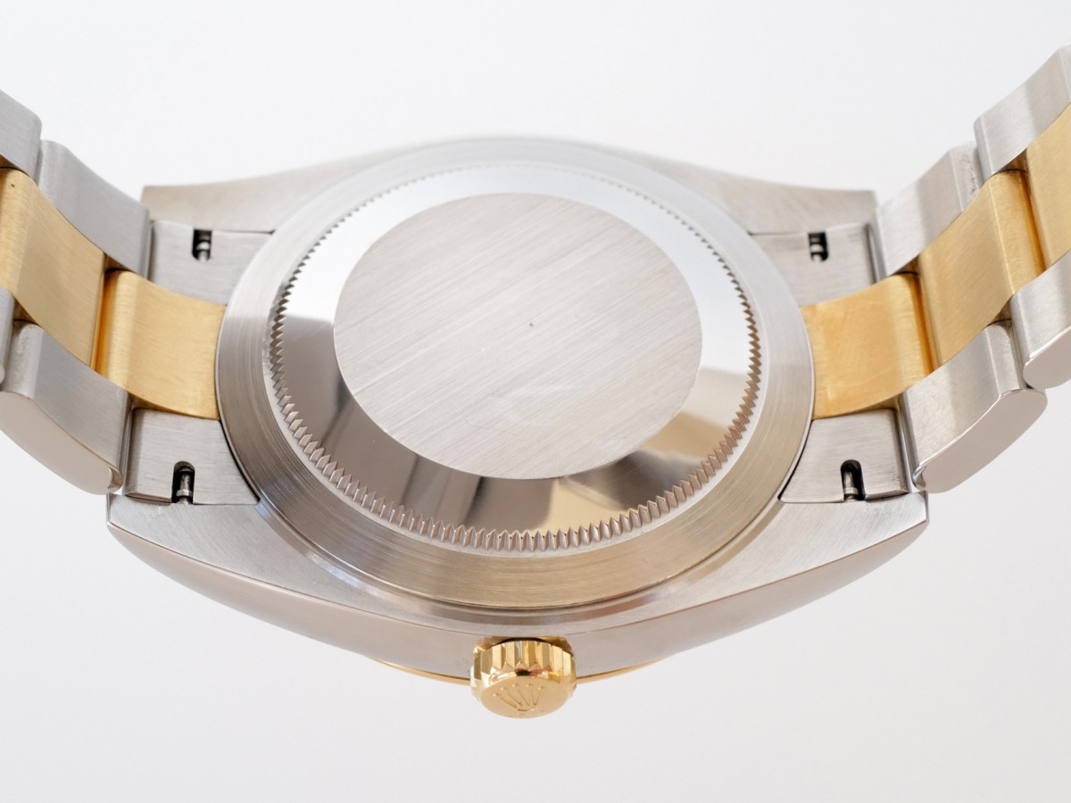 Швейцарський годинник Rolex Datejust 41 Oyster Steel 18K Yellow Gold Black Dial