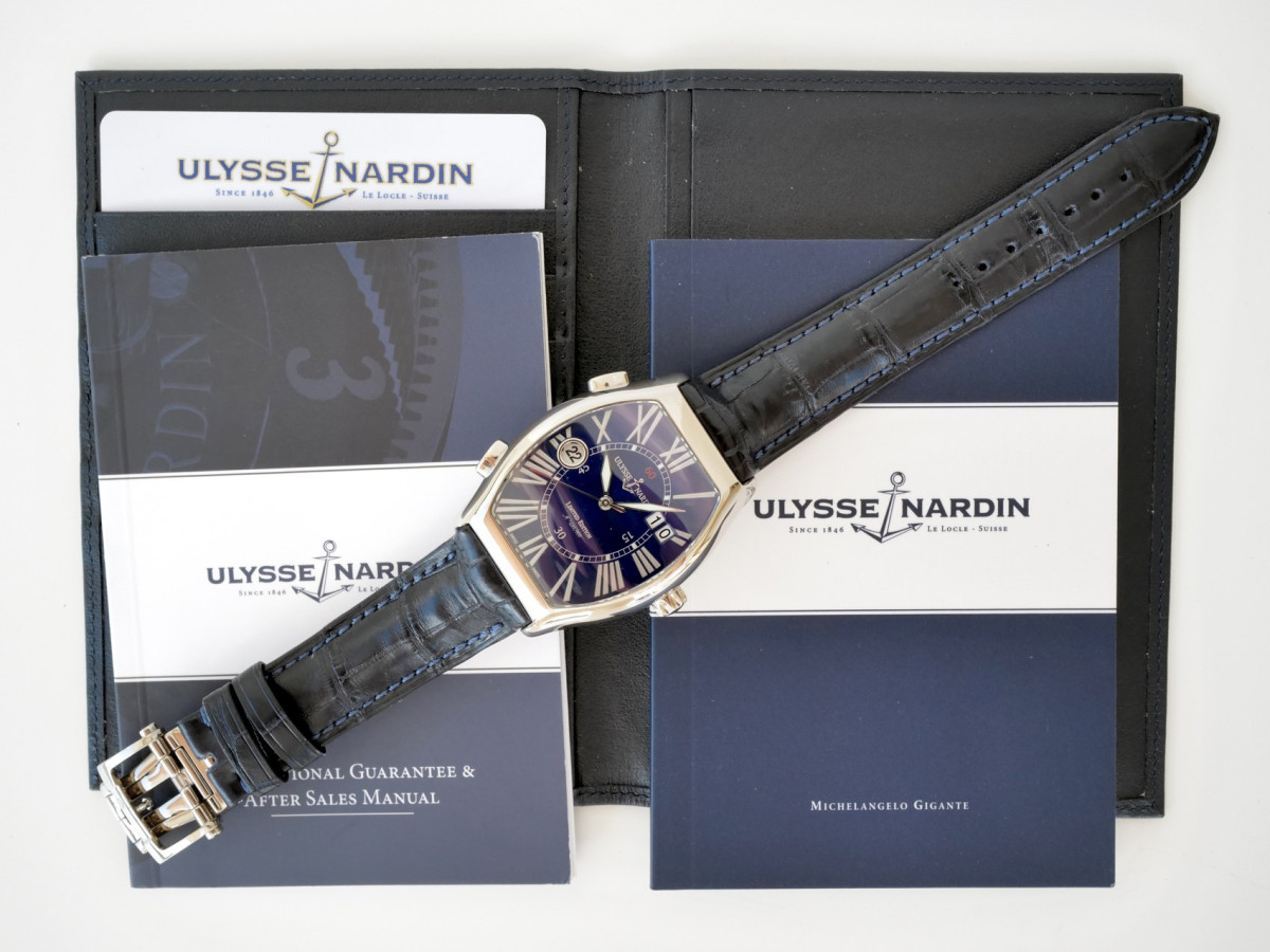 Швейцарський годинник Ulysse Nardin Michelangelo Gigante UTC 18K White Gold Limited Edition of 100