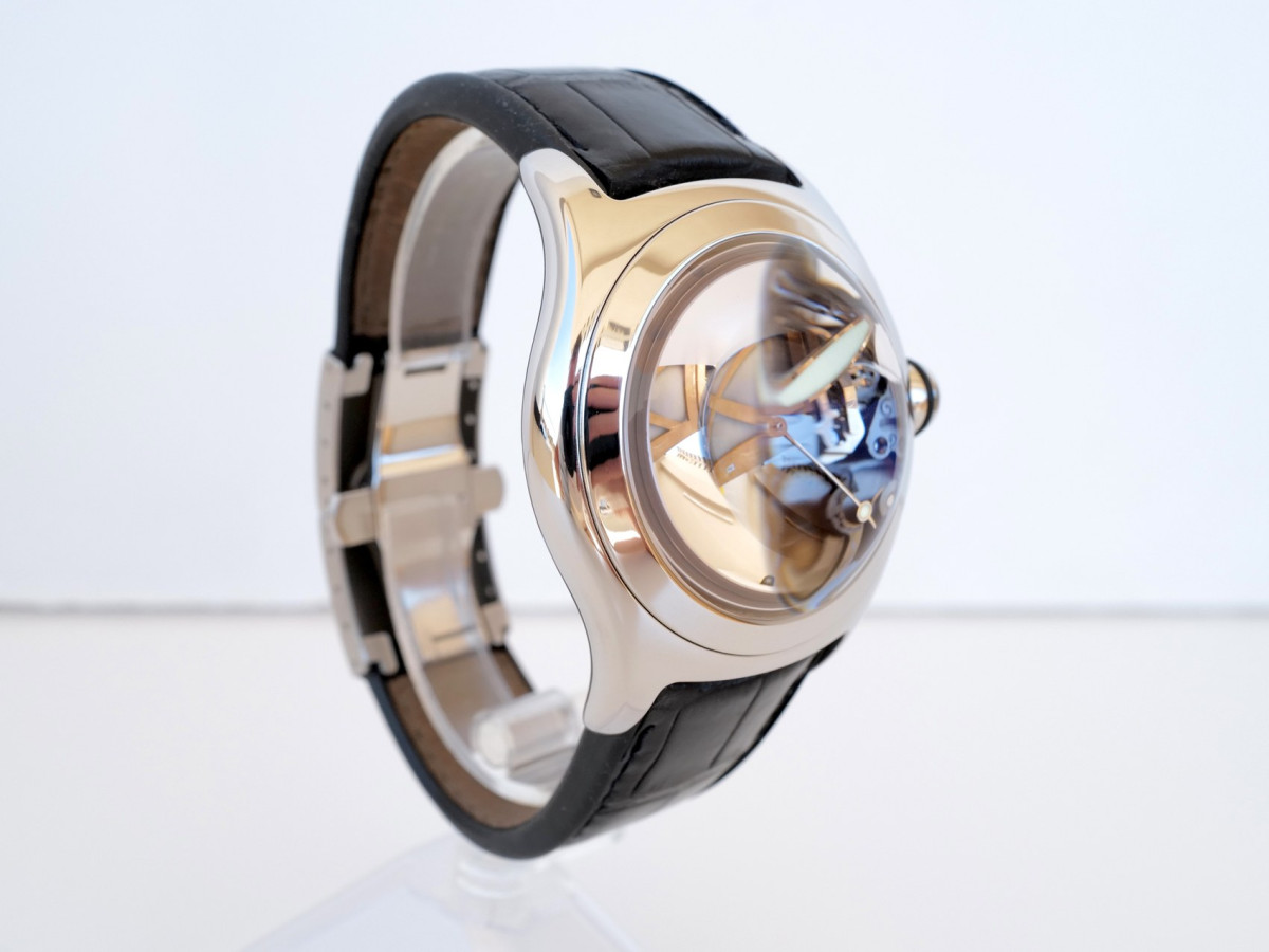 Швейцарський годинник Corum Bubble Black Skeleton 45