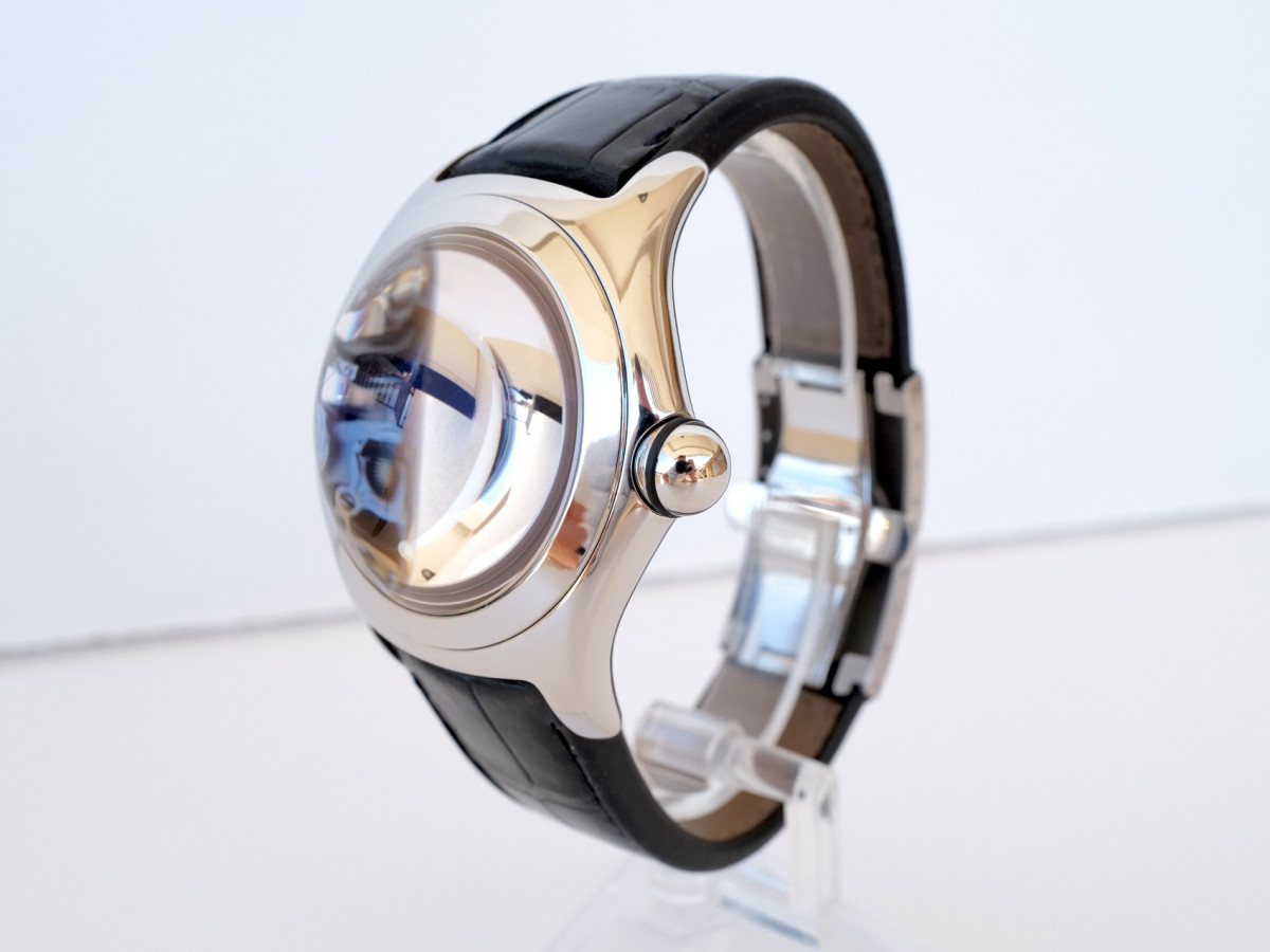 Швейцарський годинник Corum Bubble Black Skeleton 45