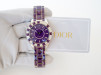 Швейцарський годинник Dior Christal Purple Diamond Automatic 38