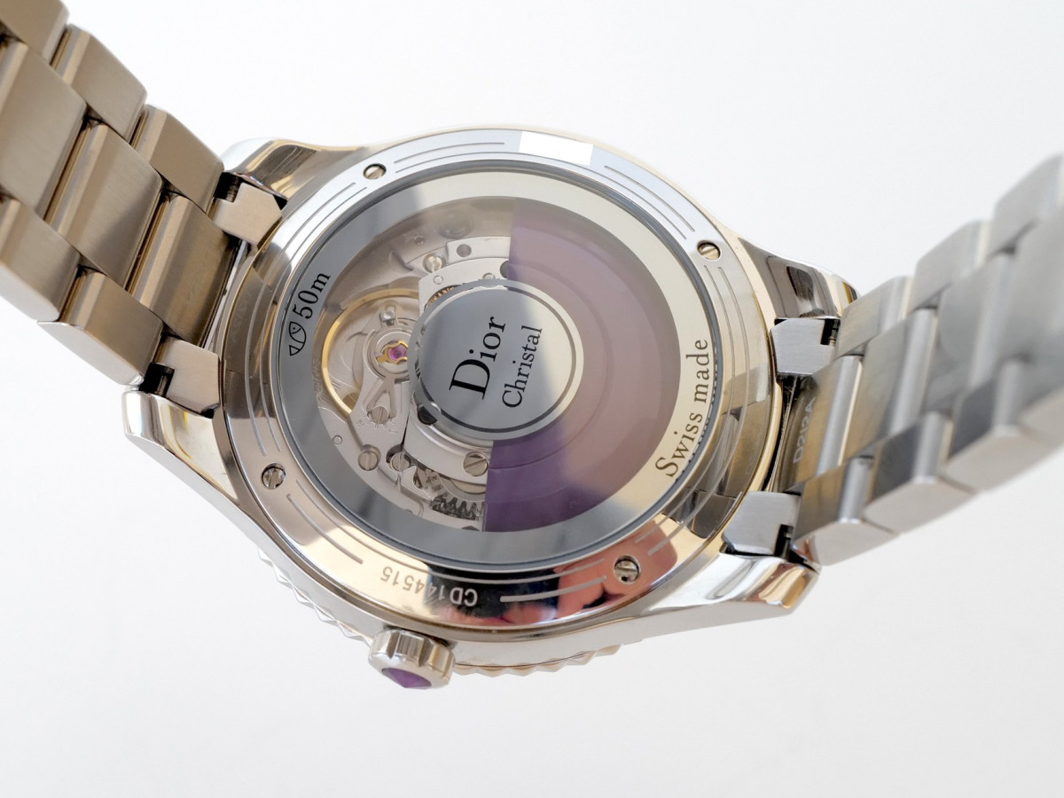 Швейцарський годинник Dior Christal Purple Diamond Automatic 38