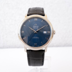 Швейцарские часы Omega De Ville Prestige Blue Dial 40