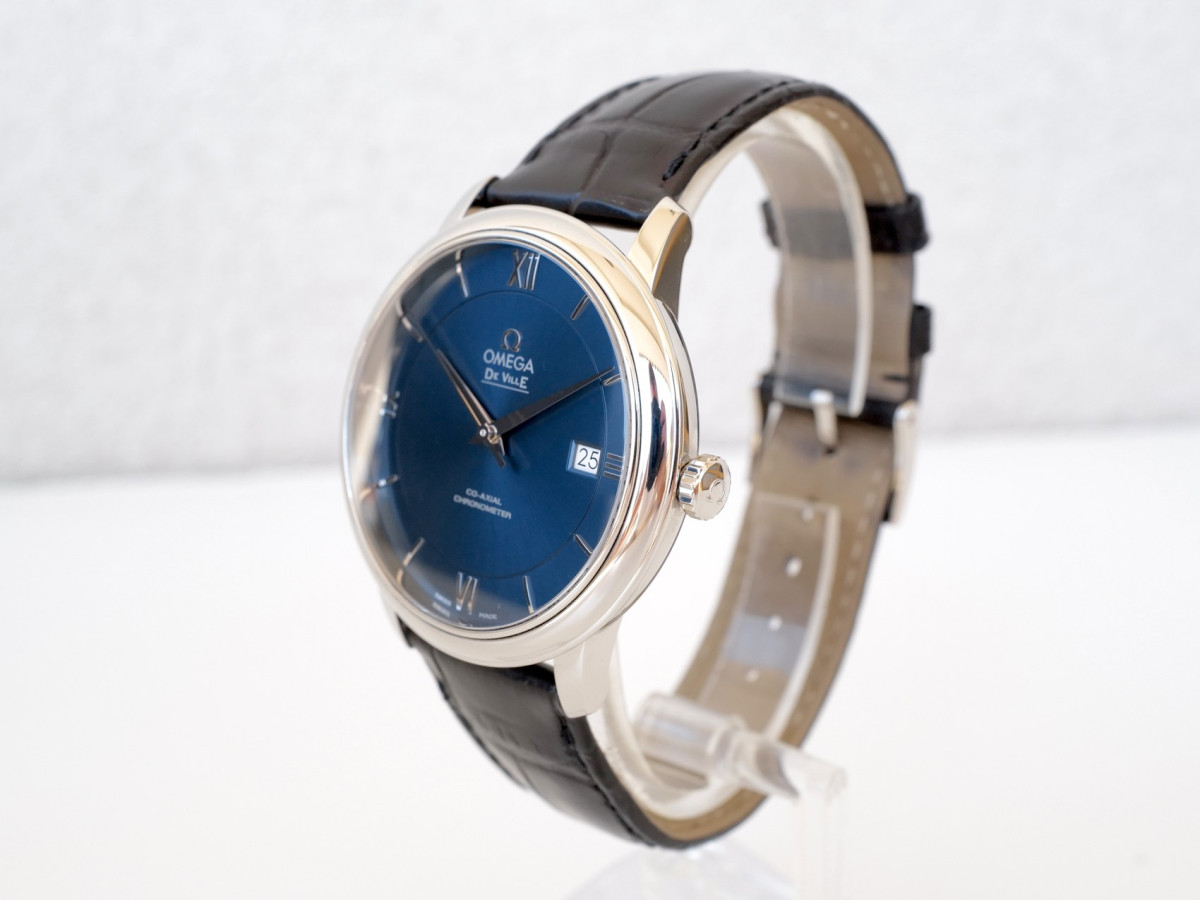 Швейцарские часы Omega De Ville Prestige Blue Dial 40