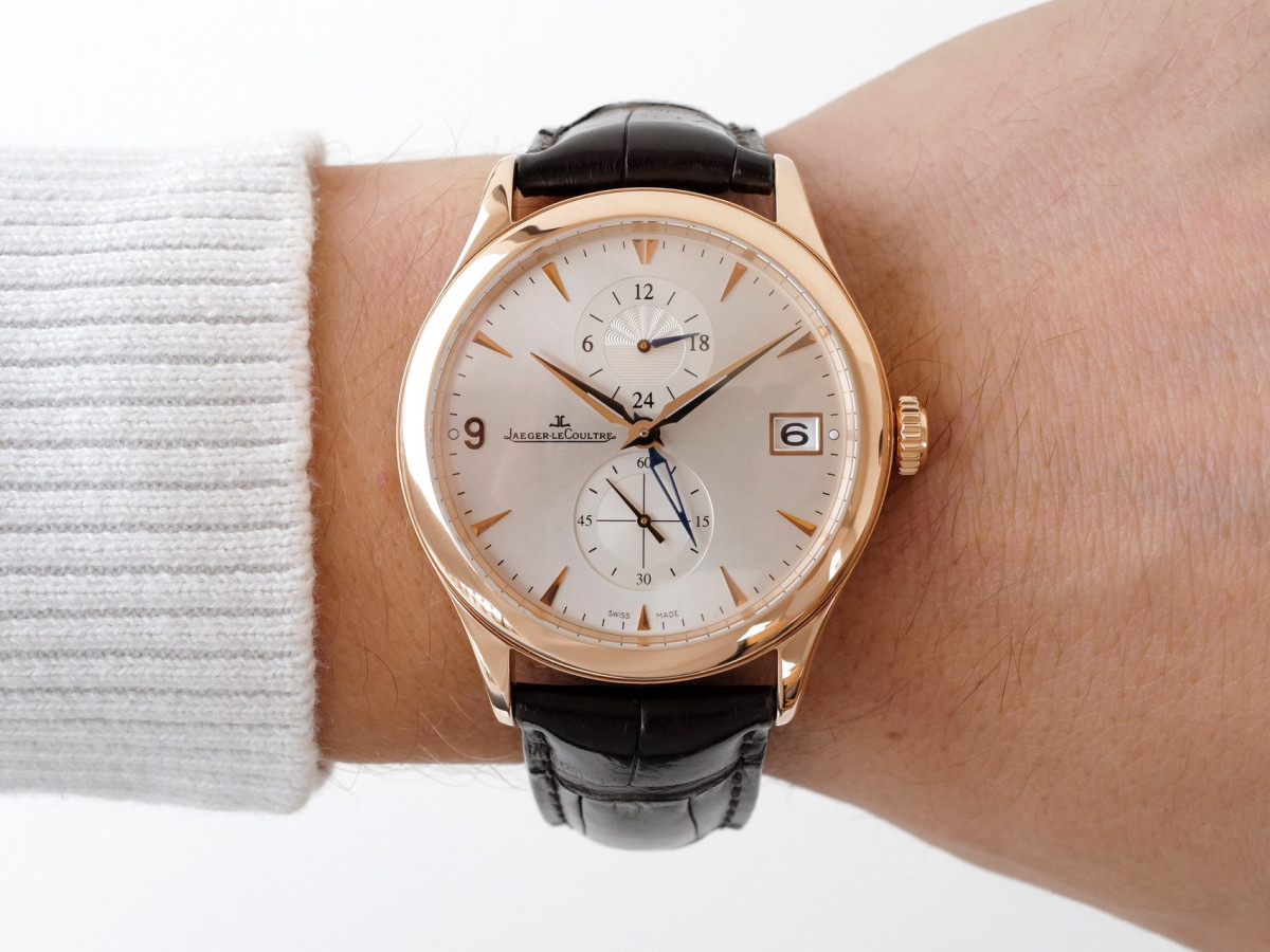 Швейцарський годинник Jaeger-LeCoultre Master Control Hometime GMT 18K Rose Gold 40