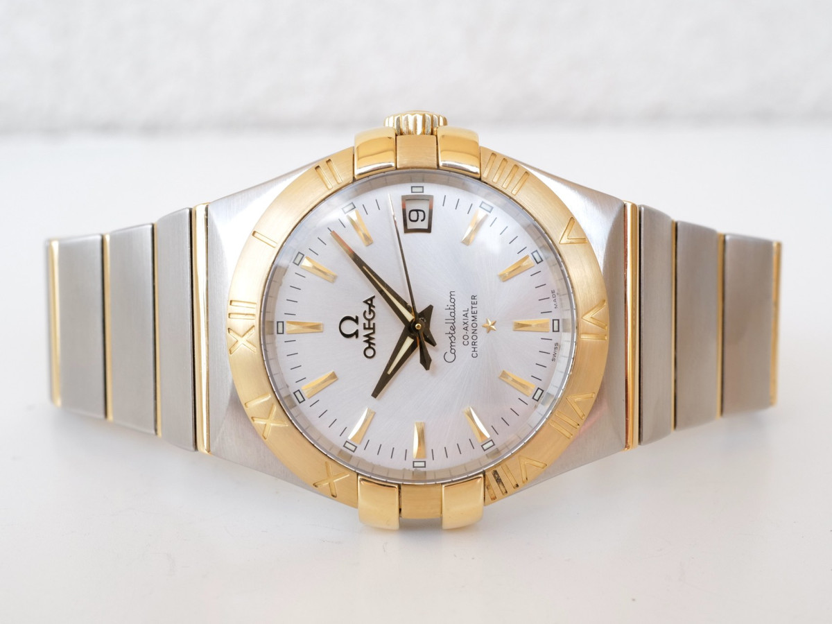 Швейцарские часы Omega Constellation Co-Axial Steel 18K Yellow Gold 35