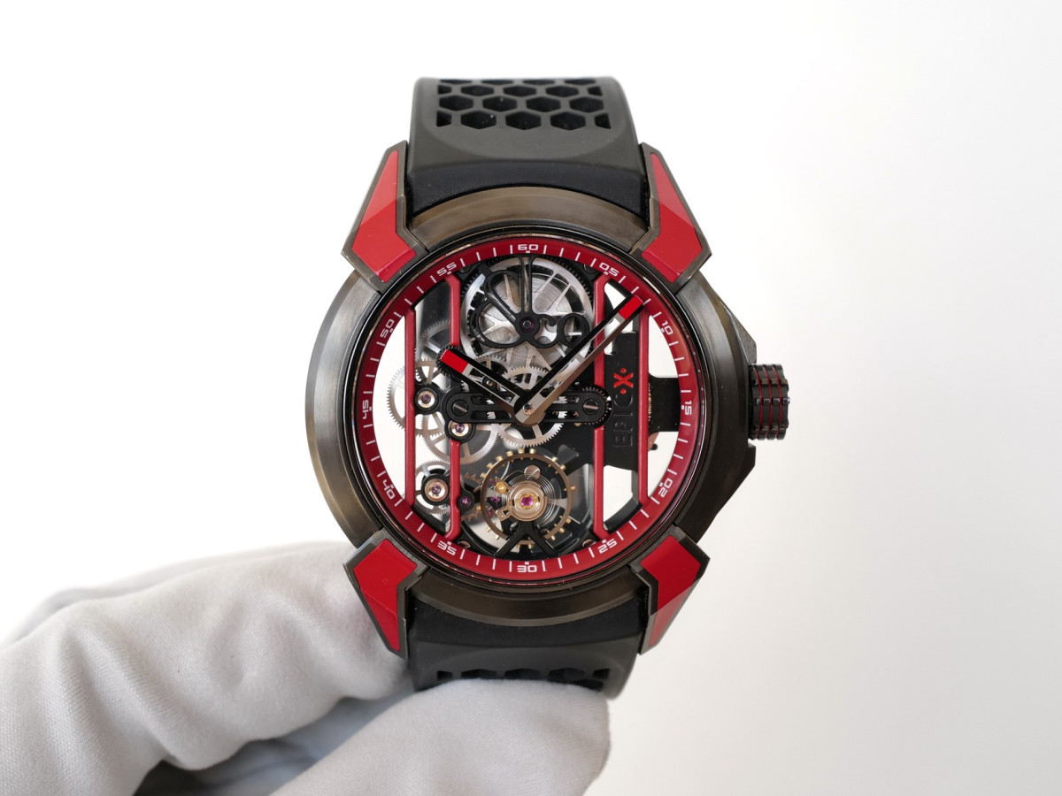 Швейцарские часы Jacob & Co. Epic X Racing Black Red Titanium Limited Edition 44