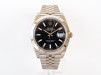Швейцарський годинник Rolex Datejust 41 Black Dial Domed Bezel Jubilee Bracelet