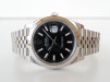 Швейцарський годинник Rolex Datejust 41 Black Dial Domed Bezel Jubilee Bracelet