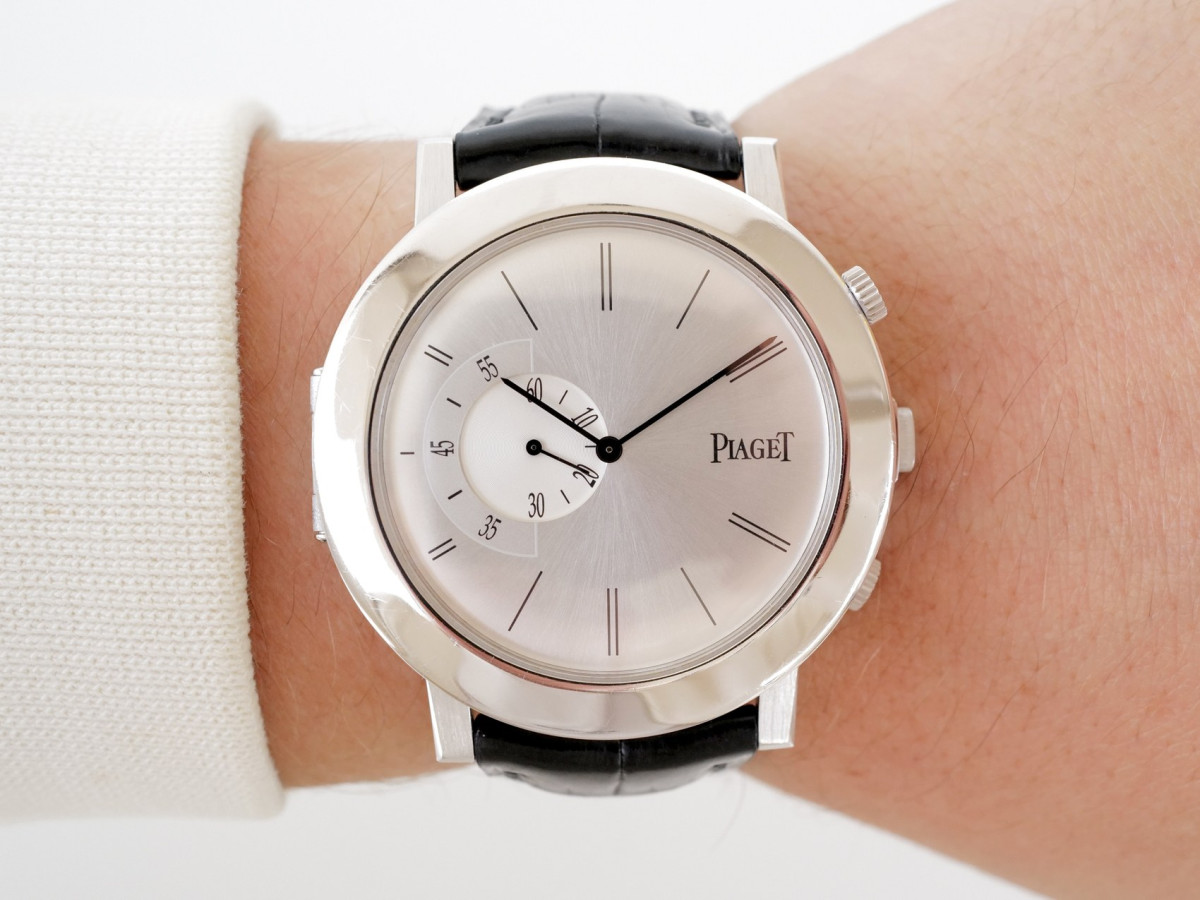 Швейцарские часы Piaget Altiplano Double Jeu 18K White Gold 43