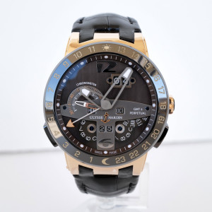 Швейцарський годинник Ulysse Nardin Executive El Toro GMT Perpetual Limited Edition 18K Rose Gold 43