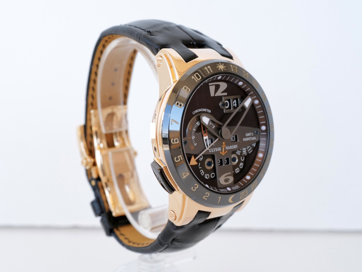 Swiss watch Ulysse Nardin Executive El Toro GMT Perpetual Limited Edition 18K Rose Gold 43