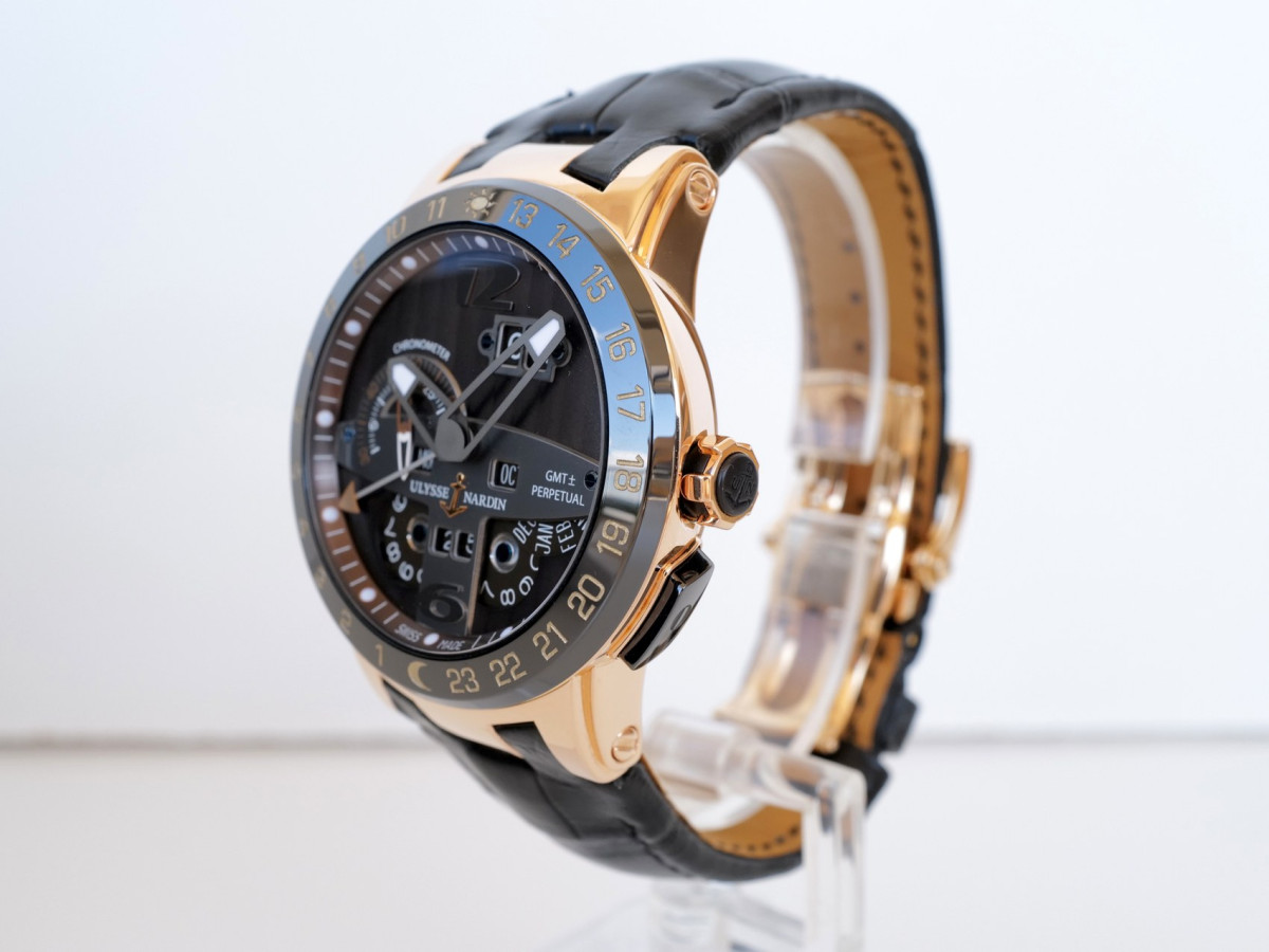 Swiss watch Ulysse Nardin Executive El Toro GMT Perpetual Limited Edition 18K Rose Gold 43