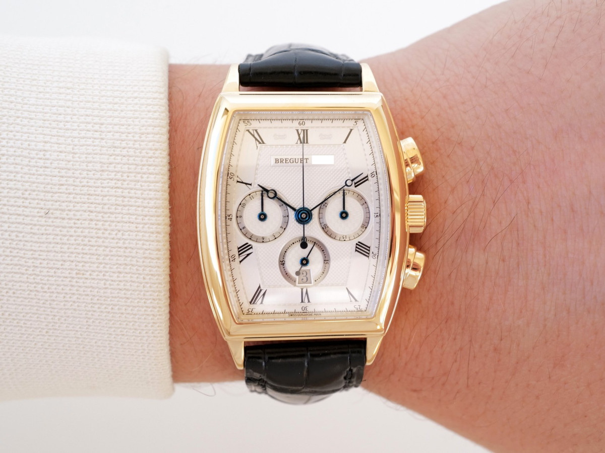 Швейцарський годинник Breguet Heritage Chronograph 18K Yellow Gold