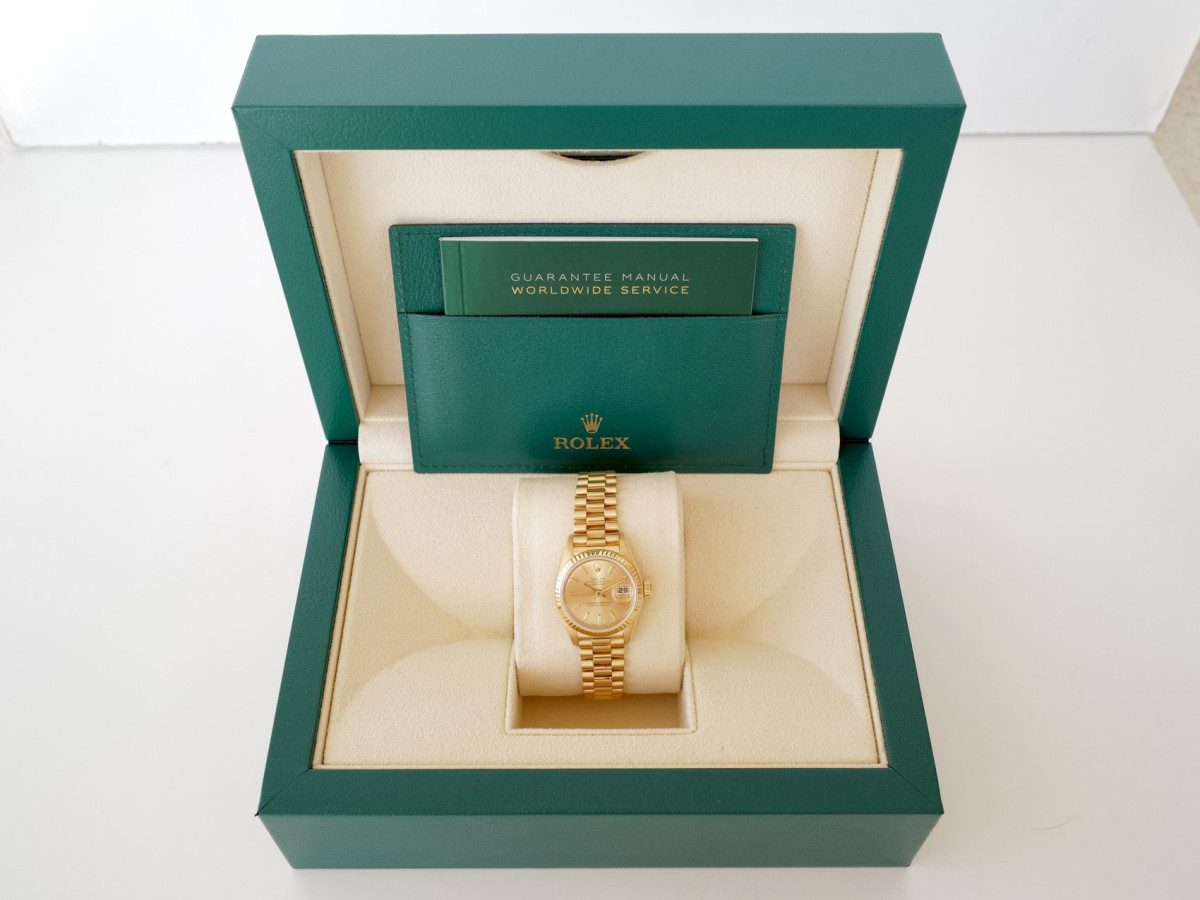Швейцарський годинник Rolex Lady-Datejust 26 President 18K Yellow Gold