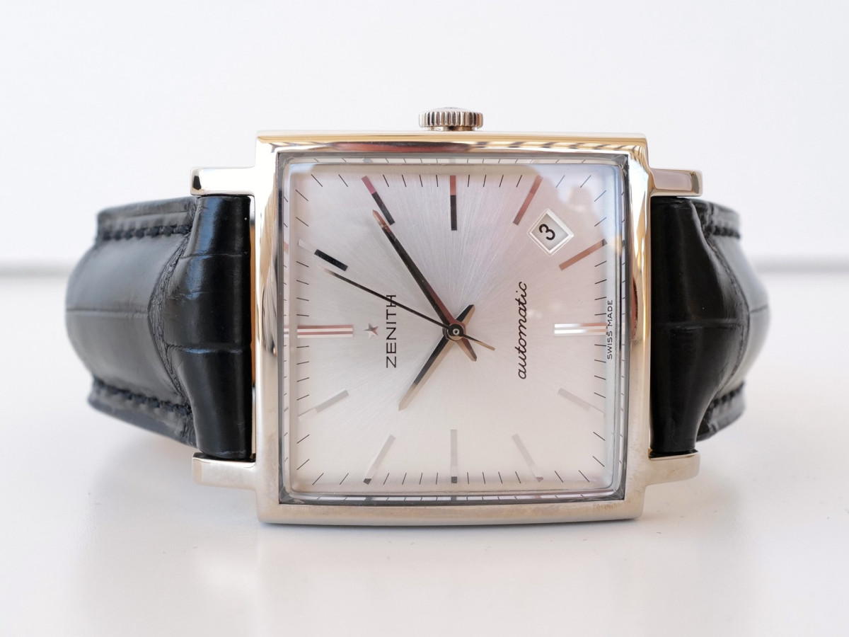 Швейцарський годинник Zenith Heritage New Vintage 1965 Limited Edition 18K White Gold
