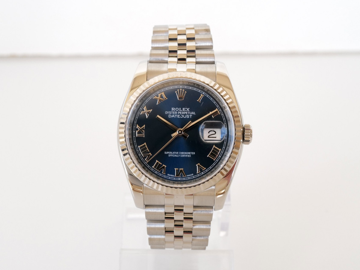 Швейцарський годинник Rolex Datejust 36 Jubilee Steel Blue Roman Dial